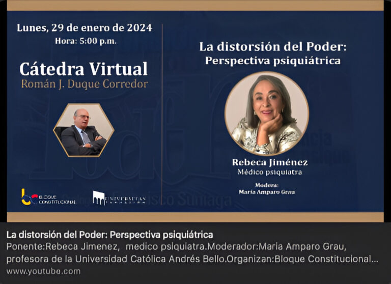 Foro:  La Distorsión del Poder. Restituir la consciencia desde la psique